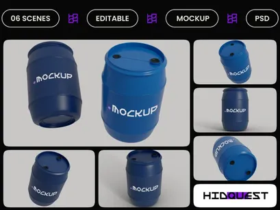 Diesel Fuel Can Mockup