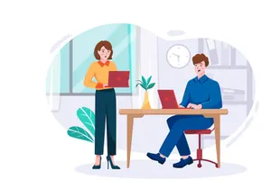 M196_Business Office Illustrations