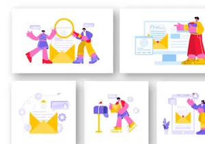 19 Email Service Illustration