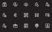 Contact Icon Set V2