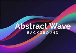 Colorful Gradient Background Wave