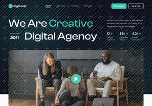 Digiboost - Landing Page for All Agency