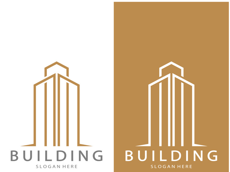 Building logo vector illustration design,Real Estate logo template, Logo symbol icon