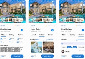Hotel Booking App UI/UX Design – Travel & Reservation Mobile App