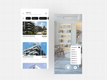 Homey - Real Estate Mobile App UI KIT