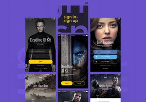 Deadline: Free UI kit for Photoshop