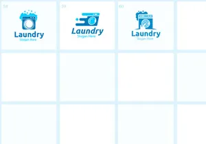 60 Laundry Logo Bundle