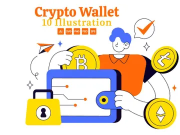 10 Crypto Wallet Illustration preview picture