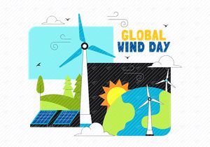 Ilustración del Día Mundial del Viento 10