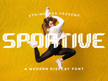 Sportive - Modern Display Font preview picture