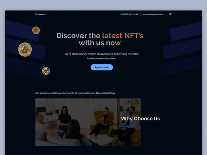 Ethoroa - NFT Website Design Template