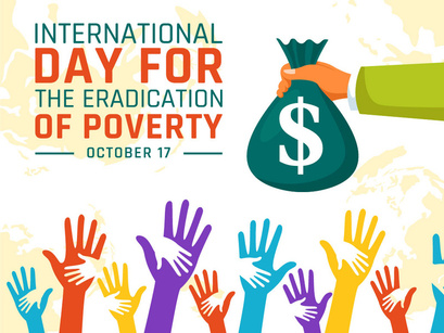 10 Day for the Eradication of Poverty Illustration