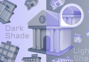 Building 3D Illustration
