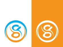 Business corporate S letter logo design vector