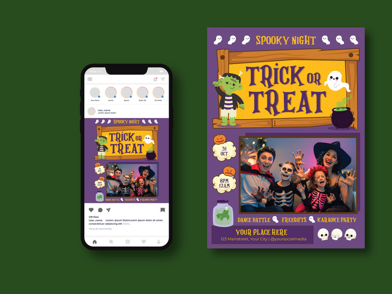 Trick Or Treat Flyer