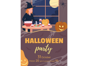 Halloween party banner template preview picture