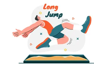9 Long Jump Sport Illustration