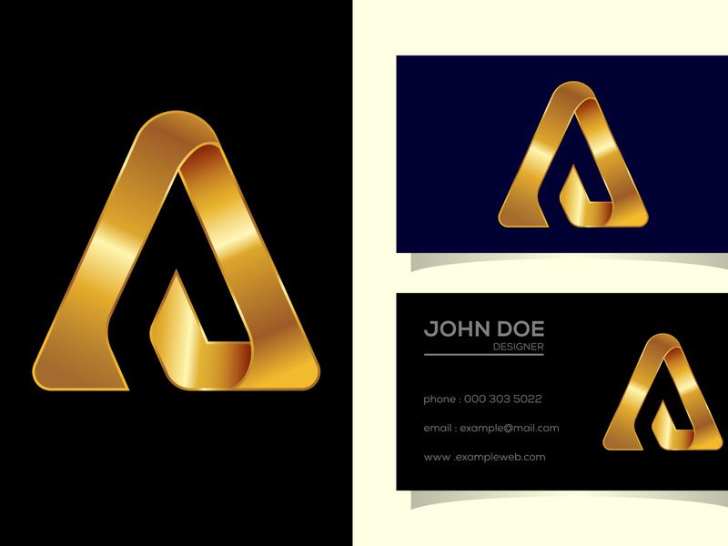 Initial letter A logo design template vector illustration.