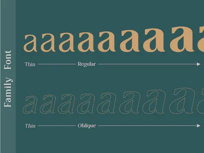Collager - Modern Serif Family Font