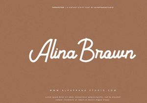 Thrapston - Vintage Script Font