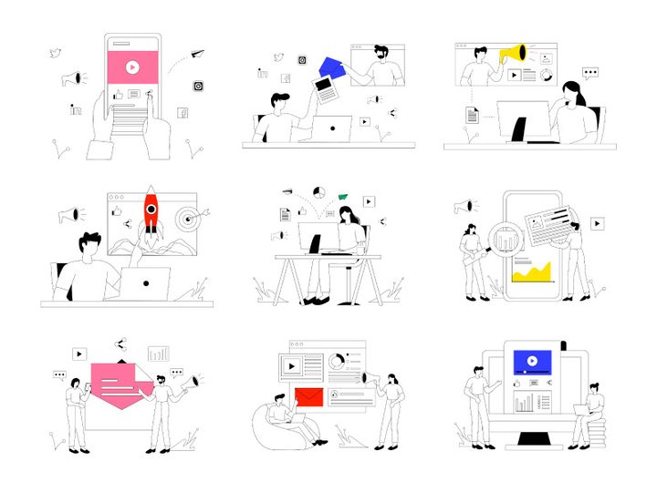 Digital Marketing Illustration Vol 2 preview picture