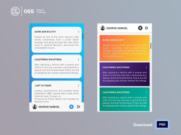 Notes Widget | Daily UI challenge - 065/100 preview picture
