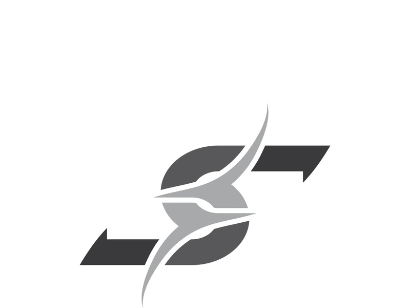 Business corporate S letter logo design vector