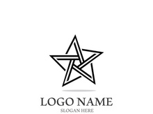 Star icon template vector illustration design