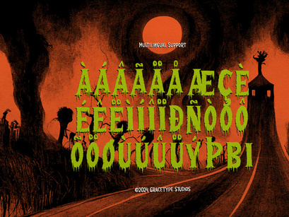 Examinus | Horror Typeface