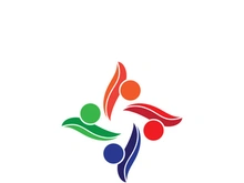 Community logo business template and icon people vector