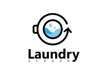 Laundry Washing Machine Logo preview picture