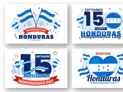 13 Honduras Independence Day Illustration