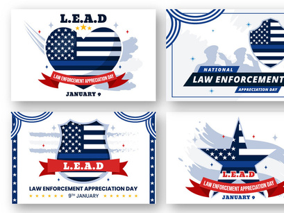 11 Law Enforcement Appreciation Day Illustration