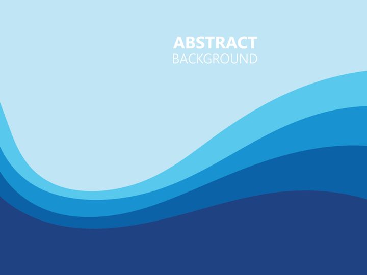 Blue wave water background wallpaper vector