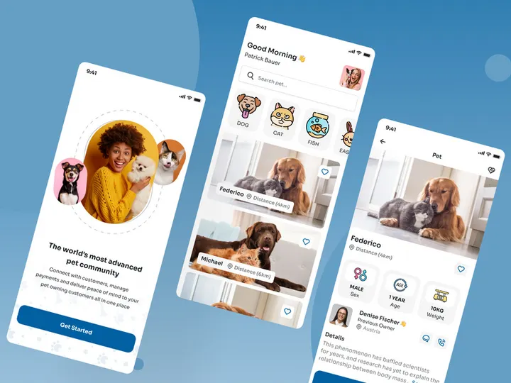 Pet App UI Kit.