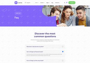 Learnio - LMS and Online Course Figma Template