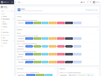 Guru Able Bootstrap 4 Admin template