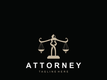 Attorney at law firm logo simple for business design inspiration preview picture