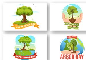 16 Happy Arbor Day Illustration