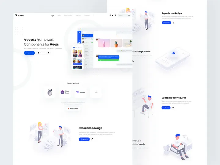 Vuesax Frontend Vue Components
