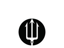Trident Logo Template vector icon illustration design