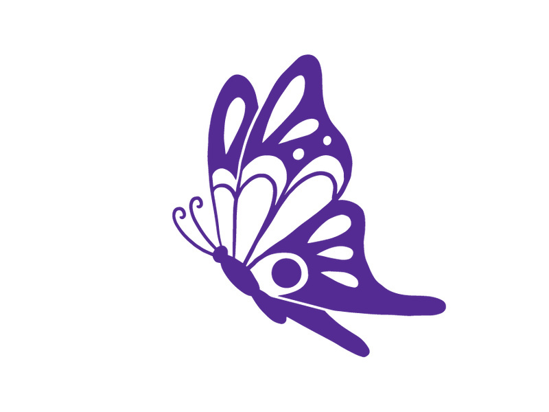 Butterfly, SVG Vector Illustration