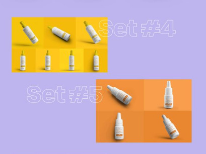 67 Mockups of Plastic Bottle/12 Different Sets/3 Free/