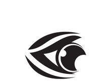 Branding Identity Corporate Eye Care vector logo design