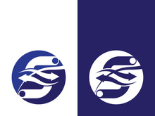 Business corporate S letter logo design vector