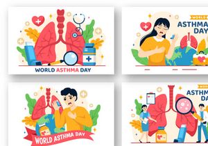 12 World Asthma Day Illustration