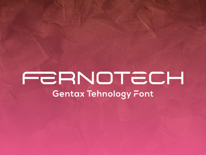 Cover Gentax Modern Font