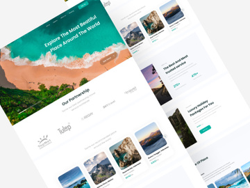Travel Agency Landing Page preview picture