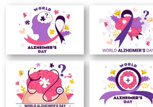 10 World Alzheimer's Day Illustration