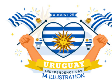 14 Uruguay Independence Day Illustration preview picture